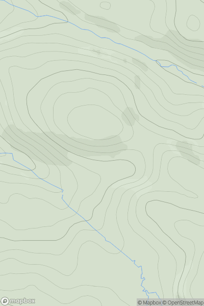 Thumbnail image for Cnoc Daimh [Scourie to Lairg] [NC178328] showing contour plot for surrounding peak